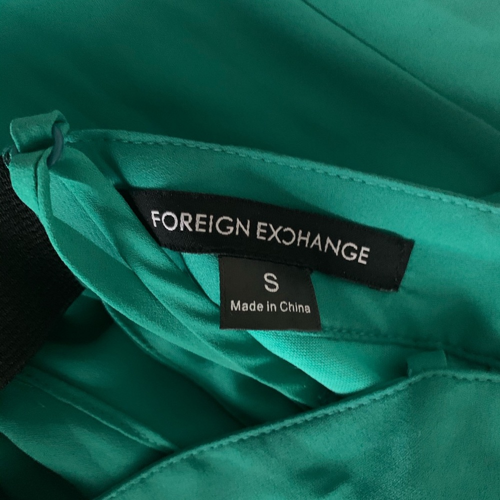 Emerald green dress
